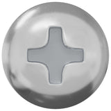 Screw 13636 pcs Silver M4 x 16 mm Steel 864519