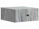 Wall-Mounted Bedside Cabinet 2 pcs Grey Sonoma Engineered Wood 898098