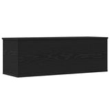 Storage Box Black Oak 102 x 35 x 35 cm Engineered Wood 868722