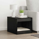 Cat Litter Box Enclosure Black Oak 47 x 59 x 42 cm 886272