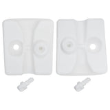 Gazebo Weights 4 pcs PE White 47688