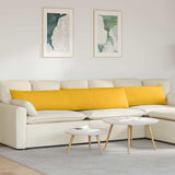 Sofa Pillows 2 pcs Light Yellow 200 x 40 cm Corduroy Fabric 42013909