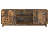 TV Cabinet 102 x 34.5 x 50 cm Smoked Oak Engineered Wood 894010