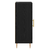 Sideboard Black oak 34 x 34.5 x 90 cm Engineered wood 881590
