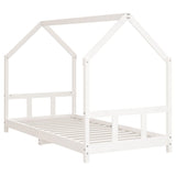 Kids Bed Frame White 90x200 cm Solid Wood Pine 835719