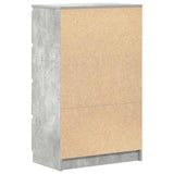Sideboard Concrete Grey 60x35x98.5 cm Engineered Wood 800535