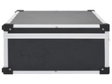 CD Case for 80 CDs Aluminium ABS Black 91855