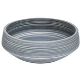 Countertop Basin Grey Round 41x14 cm Ceramic 155066