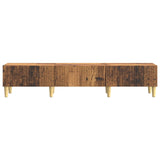 TV Cabinet Old Wood 147 x 34.5 x 30 cm Engineered Wood 894713