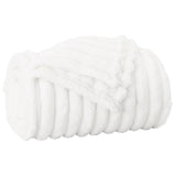 Throw Blankets 6 pcs White 200 x 150 cm Fleece 42016890