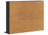 CD Cabinet Black Oak 96 x 23.5 x 97.5 cm Engineered Wood 8012667