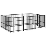 Outdoor Dog Kennel Steel 5.63 m 3124599