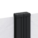 ZNTS Retractable Side Awning White 160x600 cm 4004631