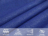 Sunshade Sail 160 g/m Rectangular Blue 4x5 m HDPE 311518