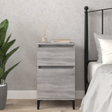 Bedside Cabinet Grey Sonoma 40x35x70 cm 819720