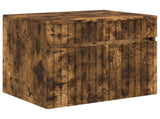 Wall-mounted Bathroom Cabinet Smoked Oak 59 x 44.5 x 50 cm 890637