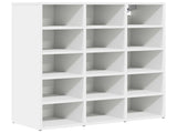 Shoe Cabinet White 77.5 x 30 x 83.5 cm Engineered Wood 808720