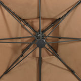 Cantilever Garden Parasol Taupe 312374