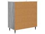 Sideboard Grey Sonoma 66 x 34.5 x 97 cm Engineered Wood 894441