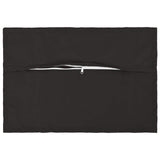 Cushion with Pillow HOUTEN 6 pcs Black Polyester 933359