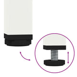 Bedside Cabinet White 36x39x50.5 cm Steel 843064