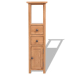 Corner Cabinet 26x26x94 cm Solid Oak Wood 243931