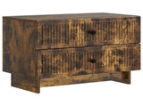 Bedside Cabinet Smoked Oak 62 x 34.5 x 47.5 cm Engineered Wood 893860