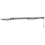 Awning Frame Manual Anthracite 3.5 x 2.5 m Aluminium 46866
