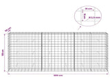 Gabion with 3.5 mm Wire and 10x10 cm Mesh 300x50x150 cm 3463320