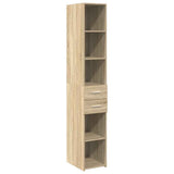 Slim Storage Cabinet Sonoma Oak 30x42.5x225 cm Engineered Wood 3281268