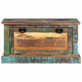 244832 Shoe Storage Bench Solid Reclaimed Wood