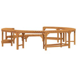 Hot Tub Surround Brown 275 x 55.5 cm Solid Acacia Wood 3334767