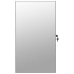 Mirror Jewellery Cabinet with LED Lights Wall Mounted Black 353239