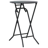 Garden Bistro Set Folding 3 pcs Anthracite Steel 42010316