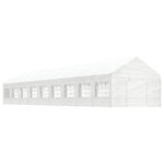 Gazebo with Roof White 20.07x4.08x3.22 m Polyethylene 3155493