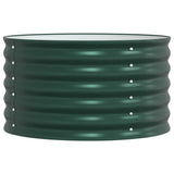 Raised Bed Green 80 x 80 x 44 cm Steel 42008131