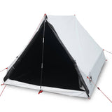 Camping Tent A-Frame 2-Person White Blackout Fabric Waterproof 94758