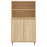 Highboard Sonoma Oak 60x36x110 cm Engineered Wood 831479