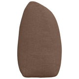 Back Pillow Brown 200 x 24 x 50 cm Fabric 42014590