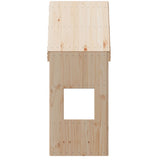 Kids' Bed Roof 55x99x139.5 cm Solid Wood Pine 846891