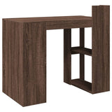 Office Desk Brown Oak 103.5x56.5x94 cm Engineered Wood 847981