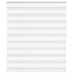 ZNTS Zebra Blind White 130x150 cm Fabric Width 125.9 cm Polyester 4014761