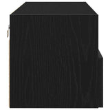 TV Wall Cabinet Wall-mounted 2 pcs Black oak 100 x 30 x 30 cm 862193