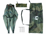 Hunting Tent Camouflage 145 x 145 x 150 cm Polyester and Steel 42028728