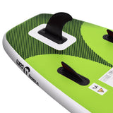 Inflatable Stand Up Paddle Board Set Green 330x76x10 cm 93387