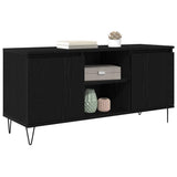 TV Cabinet Black Oak 104 x 35 x 50 cm Engineered Wood 881934