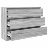 Sideboard Grey Sonoma 100x35x76 cm Engineered Wood 3328503