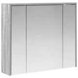 Bathroom Mirror Cabinet Grey Sonoma 73.5 x 16 x 62.5 cm 889172