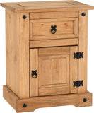 ZNTS Corona 1 Drawer 1 Door Bedside 100-103-011