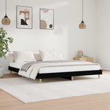 Bed Frame without Mattress Black 120x200 cm Engineered Wood 832046
